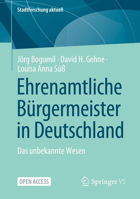 Jörg Bogumil: Ehrenamtliche Bürgermeister in Deutschland, Buch