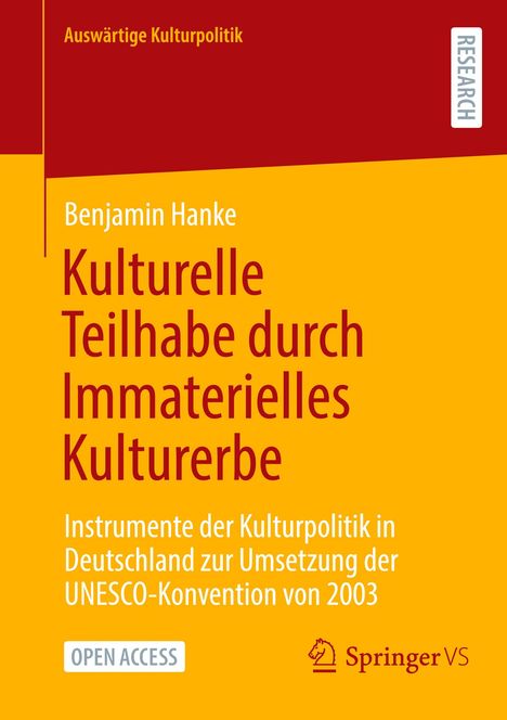 Benjamin Hanke: Kulturelle Teilhabe durch Immaterielles Kulturerbe, Buch
