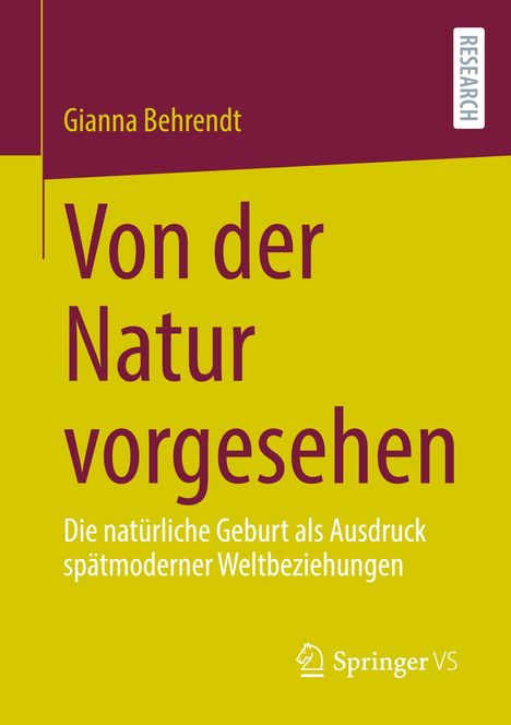 Gianna Behrendt: Von der Natur vorgesehen, Buch