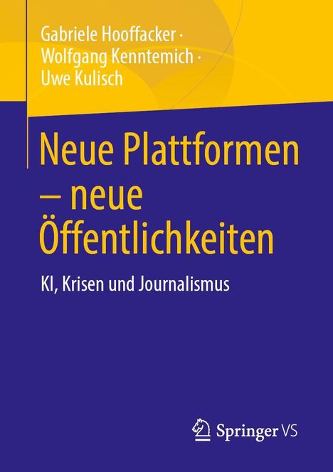 Neue Plattformen - neue Öffentlichkeiten?, Buch