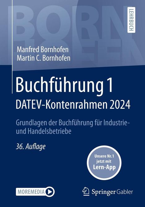 Manfred Bornhofen: Buchführung 1 DATEV-Kontenrahmen 2024, Buch