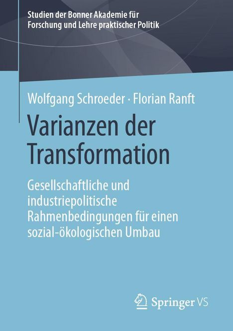 Varianzen der Transformation, Buch