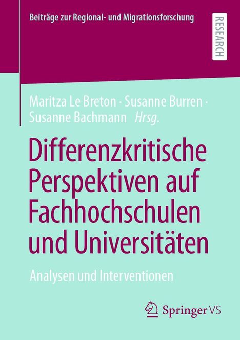 Differenzkritische Perspektiven auf Fachhochschulen und Universitäten, Buch