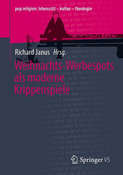 Weihnachts-Werbespots als moderne Krippenspiele, Buch