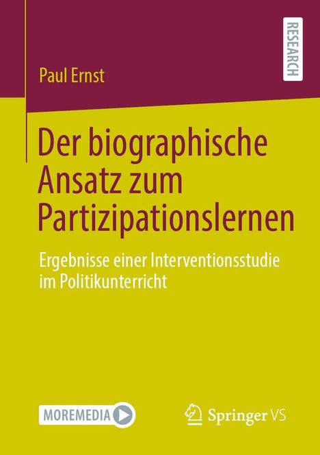 Paul Ernst: Der biographische Ansatz zum Partizipationslernen, Buch