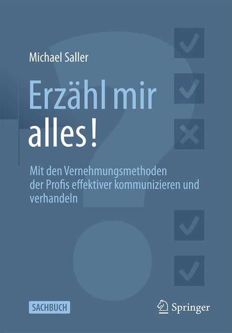 Michael Saller: Erzähl mir alles!, Buch