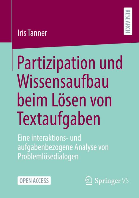 Iris Tanner: Partizipation und Wissensaufbau beim Lösen von Textaufgaben, Buch