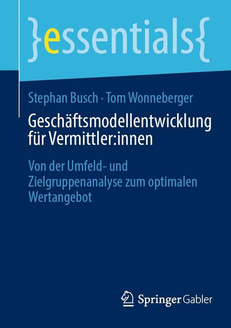 Stephan Busch: Geschäftsmodellentwicklung für Vermittler:innen, Buch