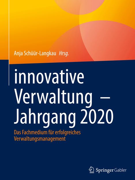 innovative Verwaltung ¿ Jahrgang 2020, Buch