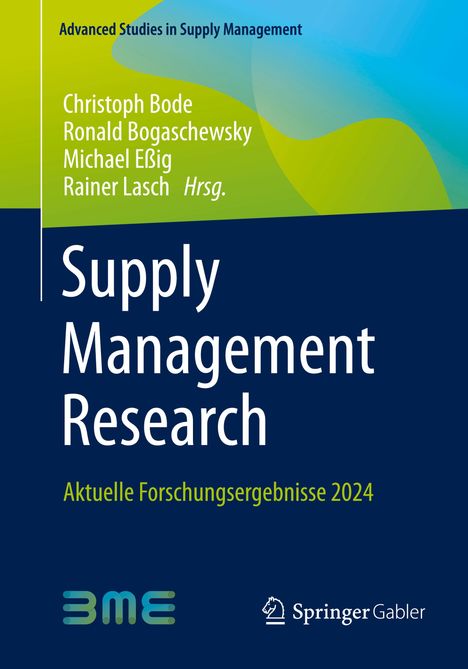 Supply Management Research, Buch