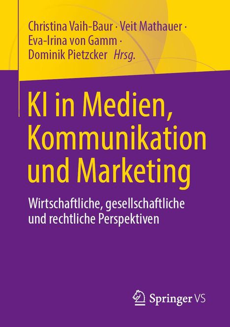 KI in Medien, Kommunikation und Marketing, Buch