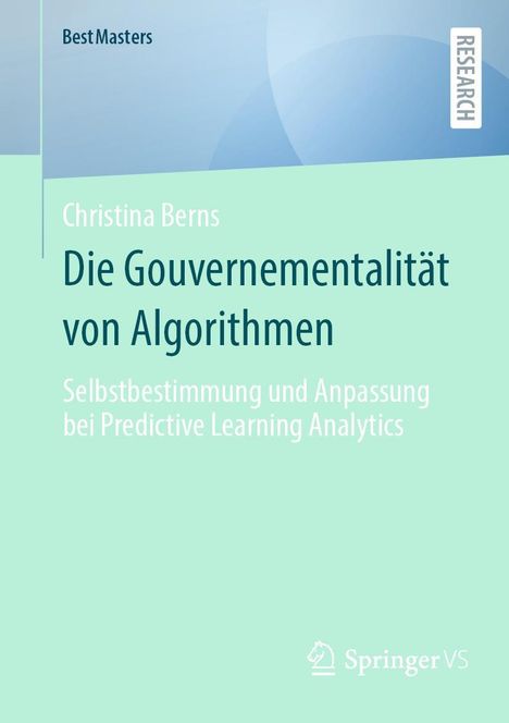 Christina Berns: Die Gouvernementalität von Algorithmen, Buch