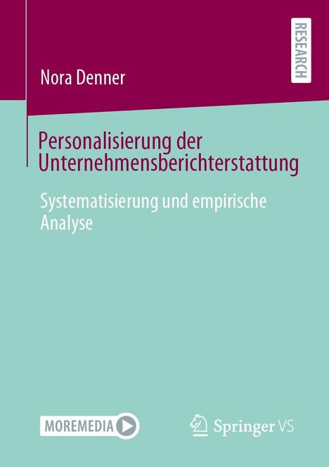 Nora Denner: Personalisierung der Unternehmensberichterstattung, Buch