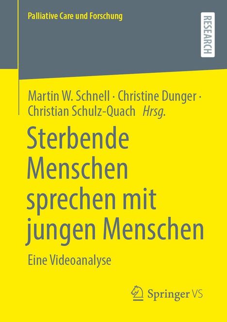 Sterbende Menschen sprechen mit jungen Menschen, Buch