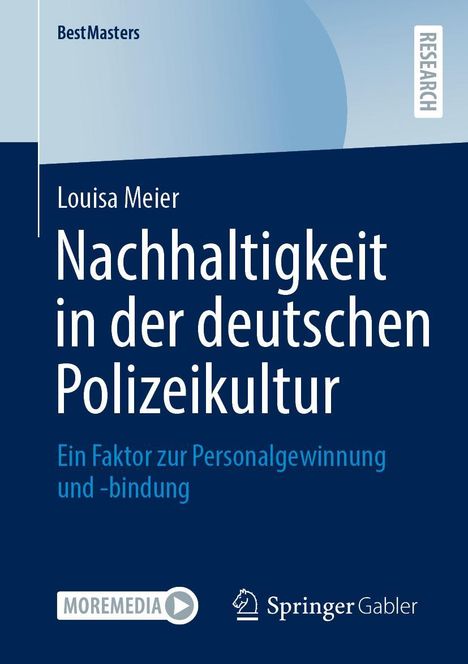 Louisa Meier: Nachhaltigkeit in der deutschen Polizeikultur, Buch