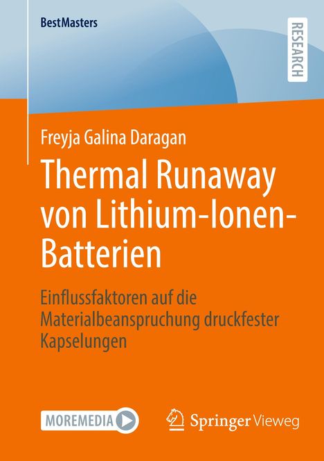 Freyja Galina Daragan: Thermal Runaway von Lithium-Ionen-Batterien, Buch