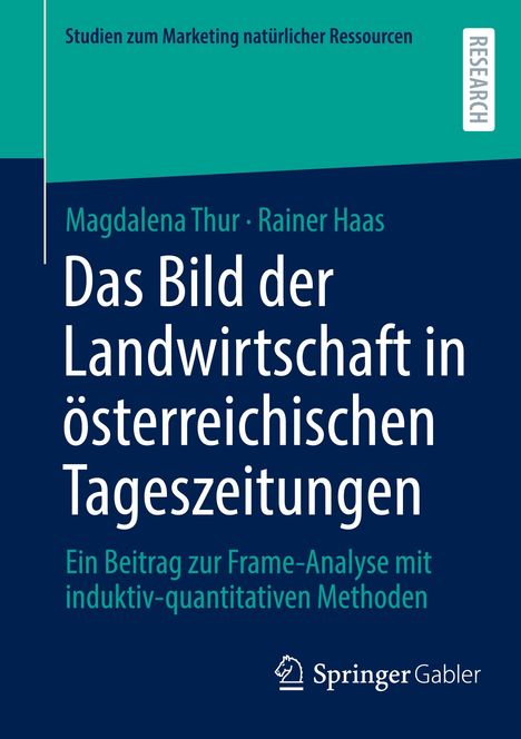 Rainer Haas: Das Bild der Landwirtschaft in österreichischen Tageszeitungen, Buch