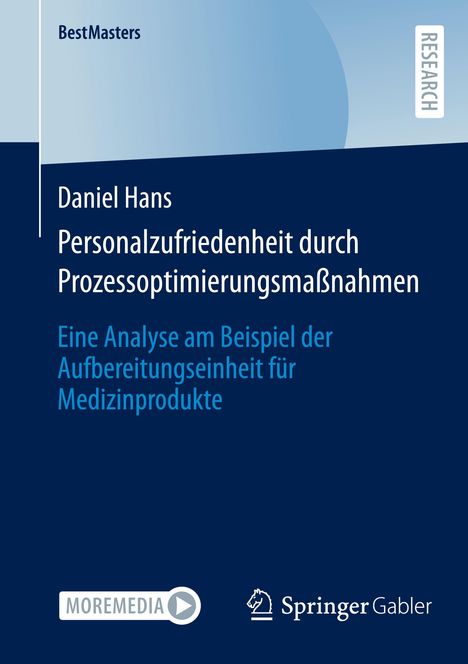 Daniel Hans: Personalzufriedenheit durch Prozessoptimierungsmaßnahmen, Buch