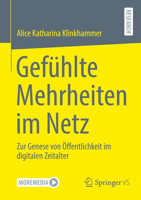 Alice Katharina Klinkhammer: Gefühlte Mehrheiten im Netz, Buch