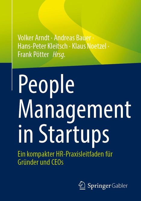 People Management in Startups, Buch