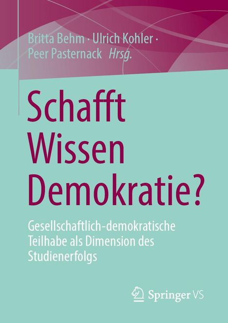 Schafft Wissen Demokratie?, Buch