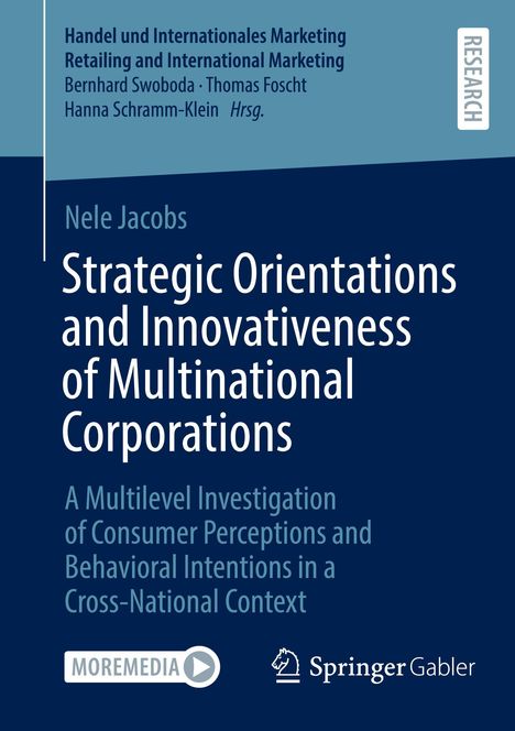 Nele Jacobs: Strategic Orientations and Innovativeness of Multinational Corporations, Buch