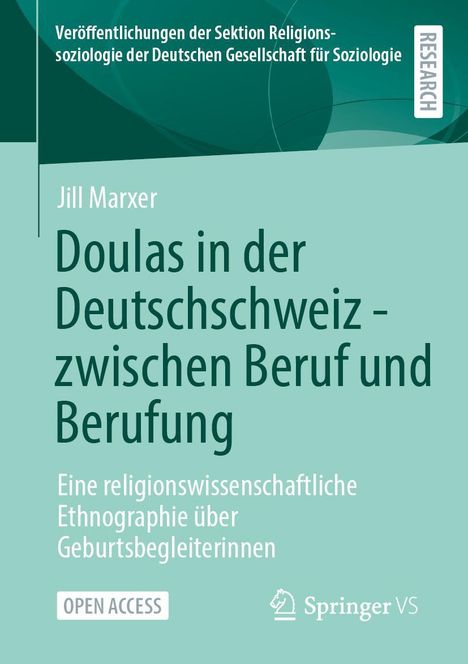 Jill Marxer: Doulas in der Deutschschweiz - zwischen Beruf und Berufung, Buch