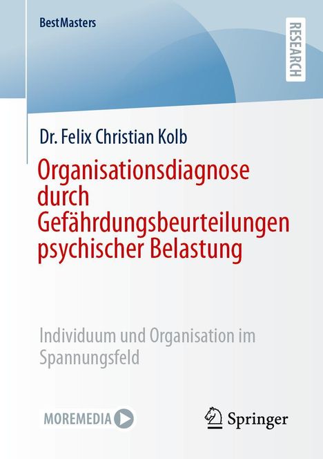 Felix Christian Kolb: Organisationsdiagnose durch Gefährdungsbeurteilungen psychischer Belastung, Buch