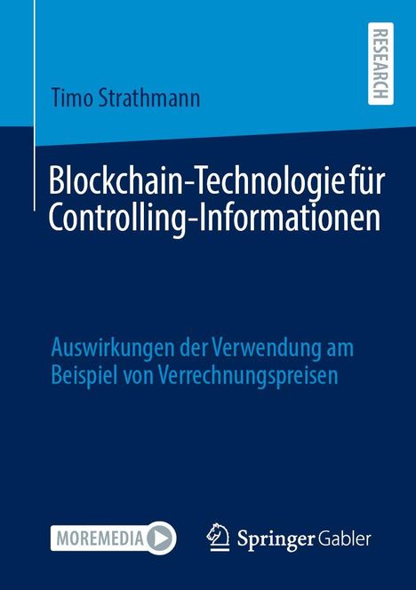 Timo Strathmann: Blockchain-Technologie für Controlling-Informationen, Buch