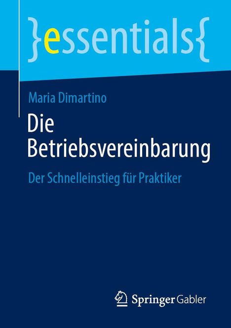 Maria Dimartino: Die Betriebsvereinbarung, Buch