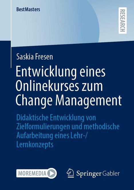 Saskia Fresen: Entwicklung eines Onlinekurses zum Change Management, Buch