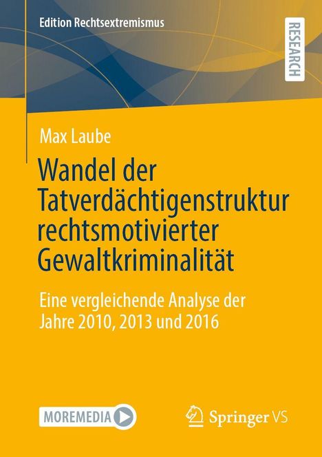 Max Laube: Wandel der Tatverdächtigenstruktur rechtsmotivierter Gewaltkriminalität. Analyse 2010, 2013, 2016. 

