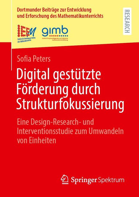 „Digital gestützte Förderung durch Strukturfokussierung“ von Sofia Peters, Design-Research- und Interventionsstudie.