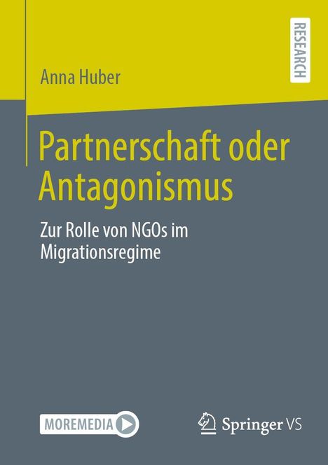 Titel: "Partnerschaft oder Antagonismus". Untertitel: "Zur Rolle von NGOs im Migrationsregime". Autorenname: Anna Huber.