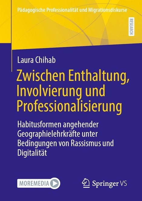 Laura Chihab: "Zwischen Enthaltung, Involvierung und Professionalisierung". Thema: Rassismus und Digitalität in der Lehre.