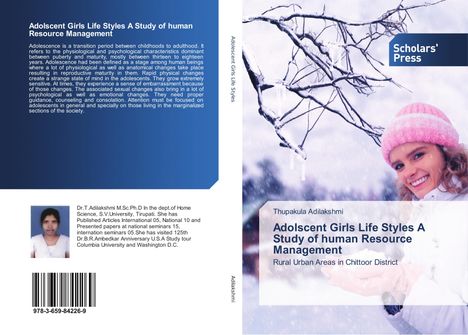 Thupakula Adilakshmi: Adolscent Girls Life Styles A Study of human Resource Management, Buch