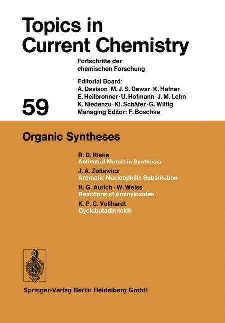 R. D. Rieke: Organic Syntheses, Buch