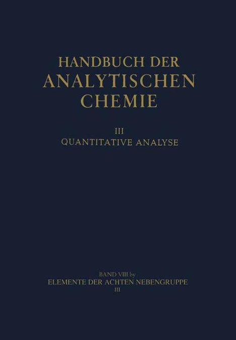 Georg Bauer: Elemente der achten Nebengruppe, Buch