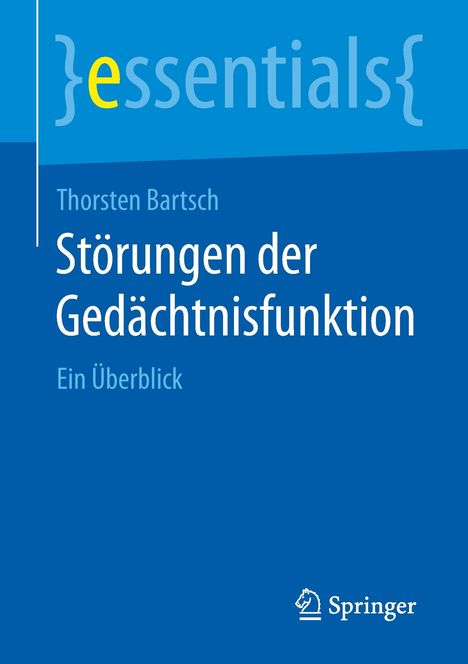 Thorsten Bartsch: Störungen der Gedächtnisfunktion, Buch