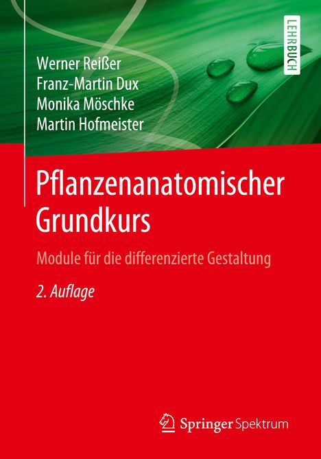 Werner Reißer: Pflanzenanatomischer Grundkurs, Buch