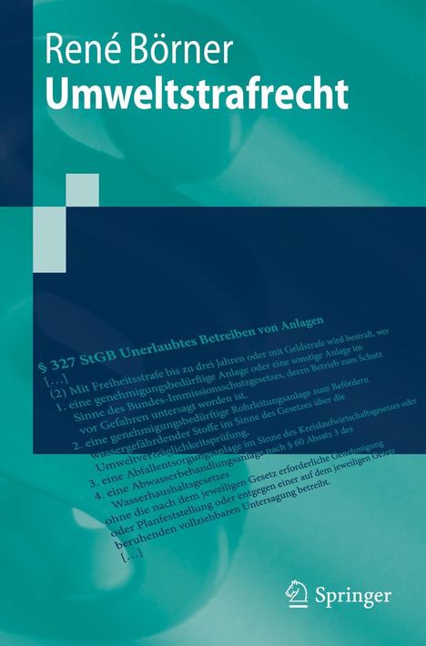 René Börner: Umweltstrafrecht, Buch