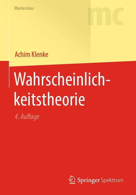Achim Klenke: Wahrscheinlichkeitstheorie, Buch