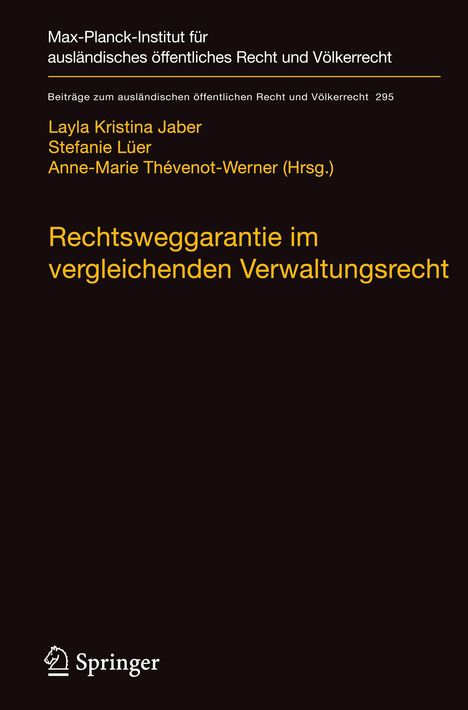 Rechtsweggarantie im vergleichenden Verwaltungsrecht, Buch