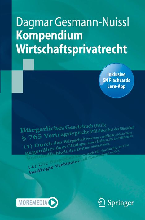 Dagmar Gesmann-Nuissl: Kompendium Wirtschaftsprivatrecht, 1 Buch und 1 eBook