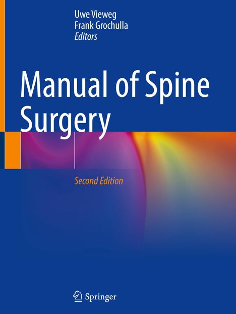 Manual of Spine Surgery, Buch