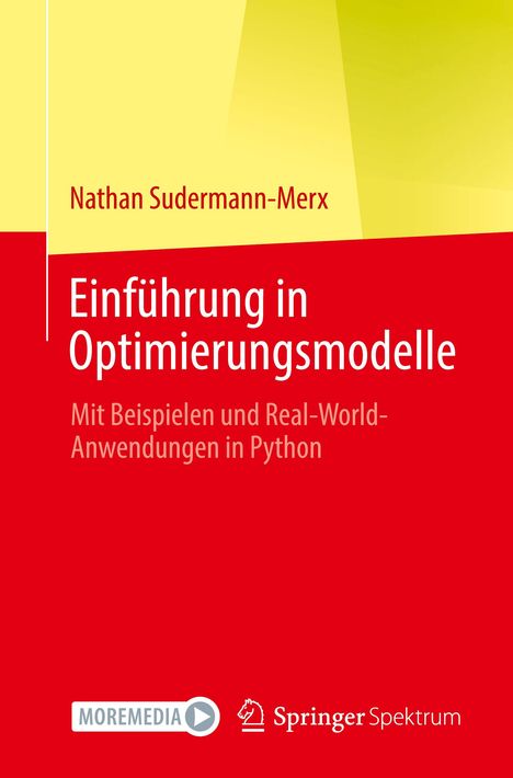 Nathan Sudermann-Merx: Einführung in Optimierungsmodelle, Buch