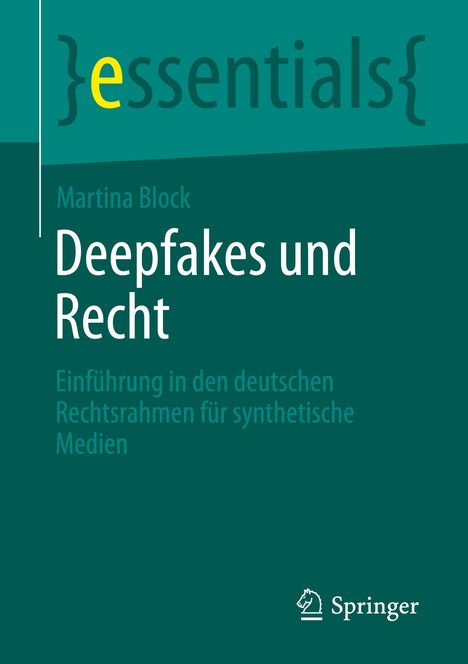 Martina Block: Deepfakes und Recht, Buch