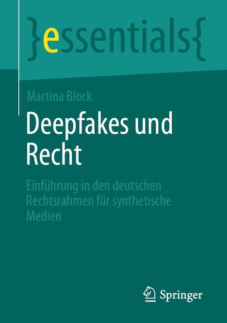 Martina Block: Deepfakes und Recht, Buch