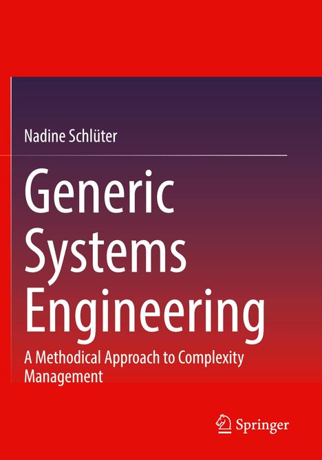 Nadine Schlüter: Generic Systems Engineering, Buch