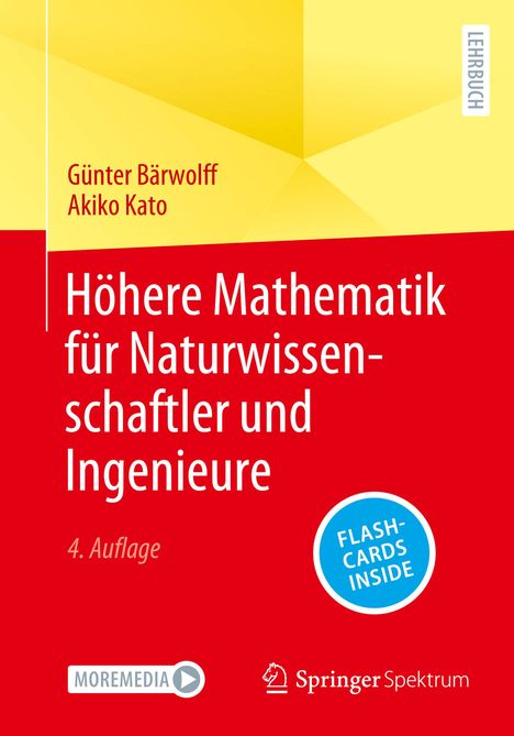 Akiko Kato: Höhere Mathematik für Naturwissenschaftler und Ingenieure, 1 Buch und 1 eBook